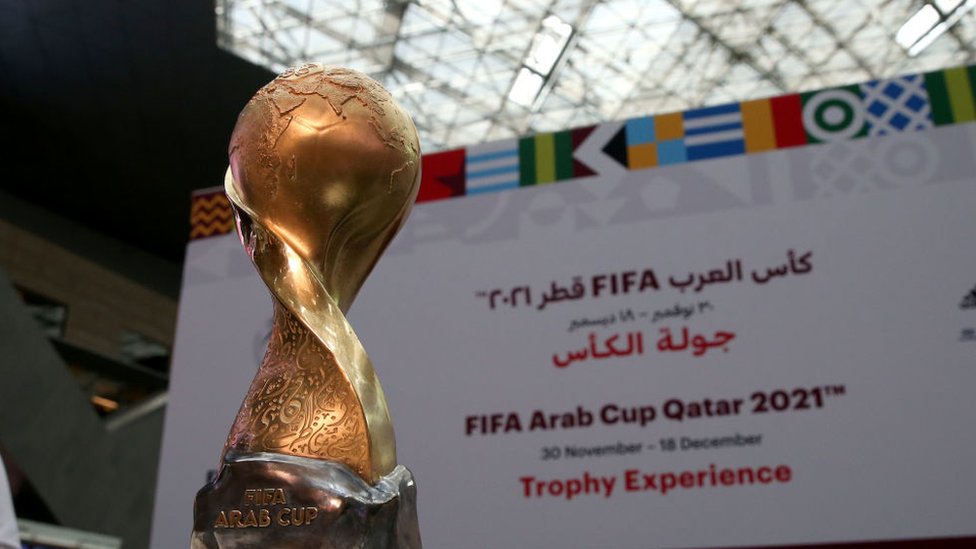 مجسم كأس العرب 2021