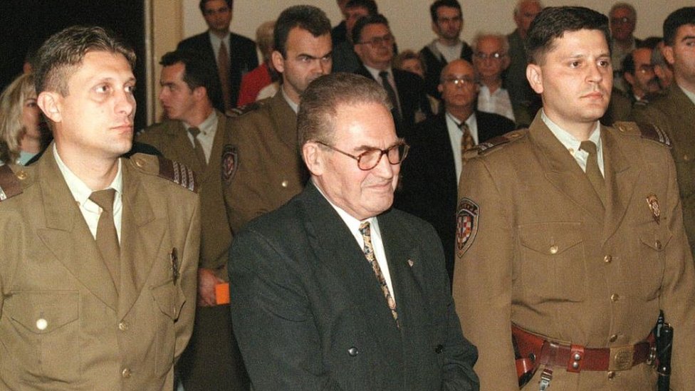 دينكو ساكيتش أثناء المحاكمة