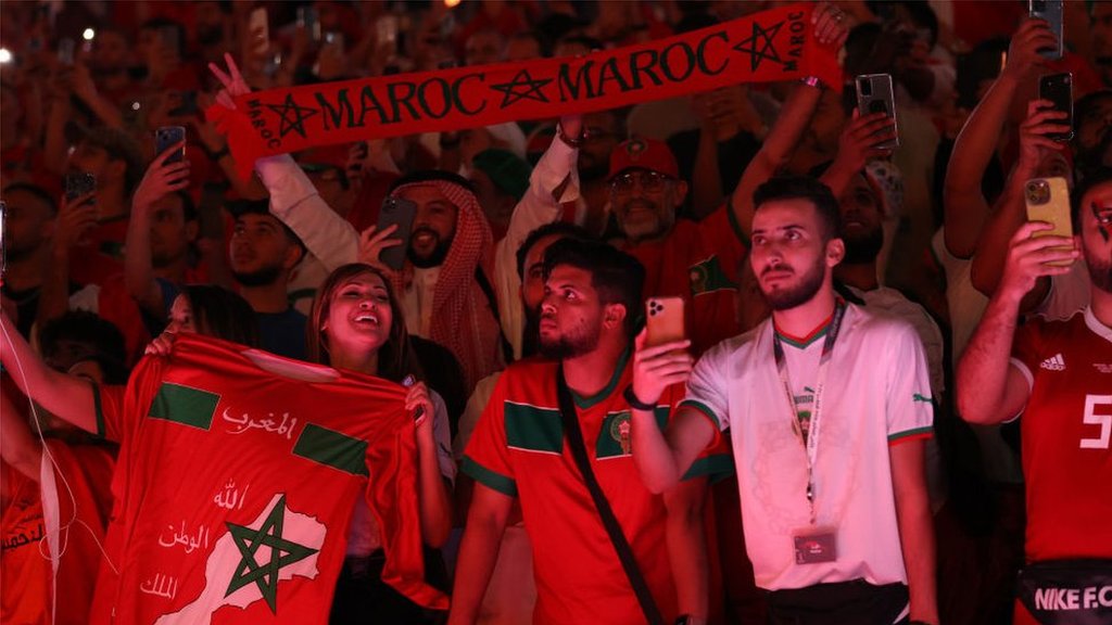 تأهل منتخب المغرب لدور الستة عشر لكأس العالم