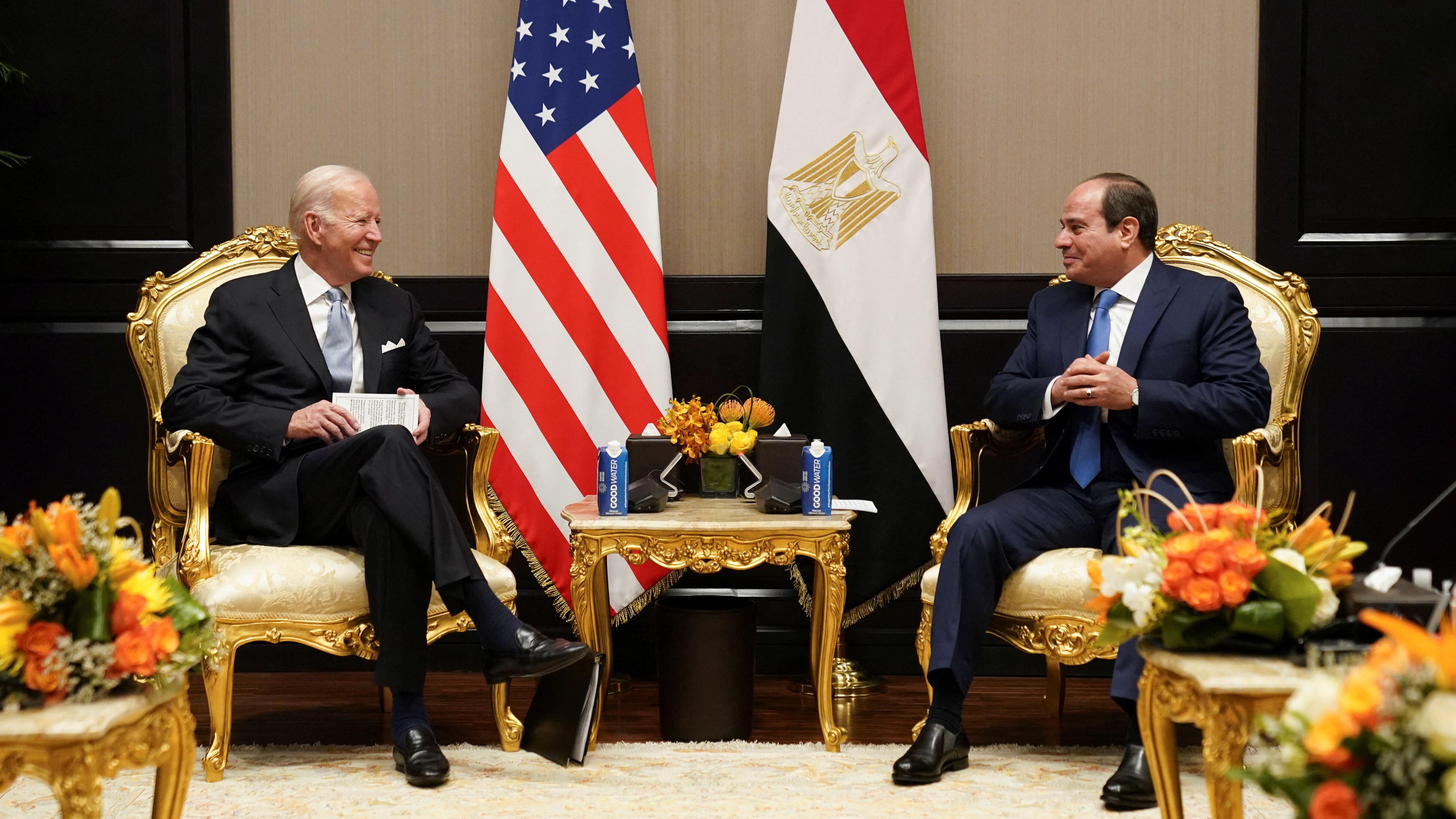 الرئيسان المصري والأمريكي